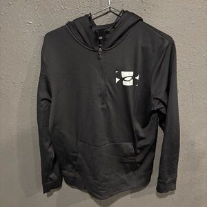 Under Armour Men's Black Quarter Zip Hoodie